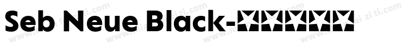 Seb Neue Black字体转换
